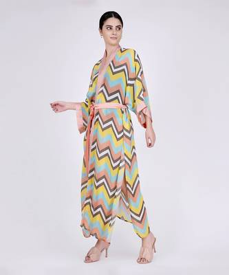 Peach And Yellow Cover Up 3