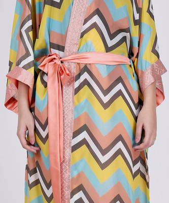 Peach And Yellow Cover Up 6