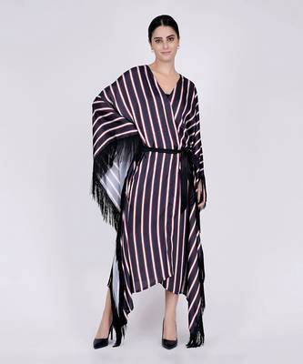 Dark Blue Full Length Cover Up 2
