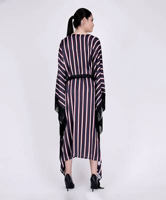 Dark Blue Full Length Cover Up 4
