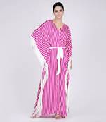 Pink And White Full Length Cover Up