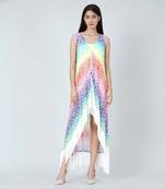 Multicolour Animal Print Cover Up