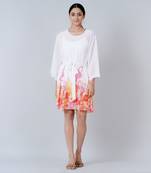 Pink And Red Floral Dress