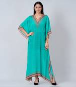 Green Pearl Full Length Kaftan