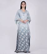 Grey Ombre Full Length Kaftan