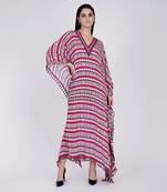 Pink Aztec Mid Length Kaftan