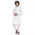 White Cotton Plain Boys Kurta Pajama 