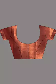 Maroon Cotton Silk saree with woven design