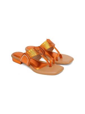 Orange Tangarine Flats 3