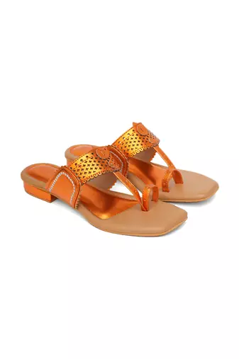 Orange Tangarine Flats