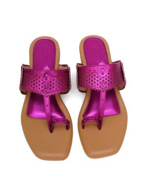 Pink Fuschia  Flats 2