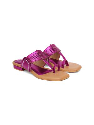 Pink Fuschia  Flats 3