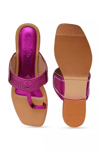 Pink Fuschia  Flats