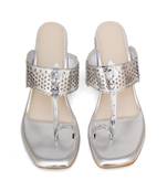 Silver Naazia heels