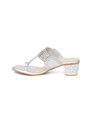 Silver Naazia heels 5