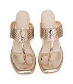 Gold Nazakat heels