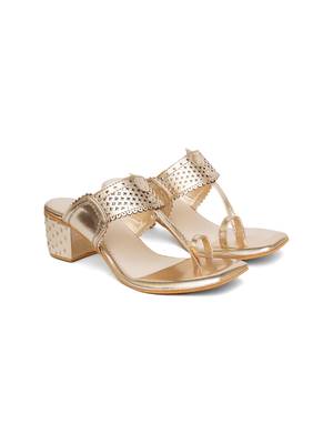 Gold Nazakat heels 3
