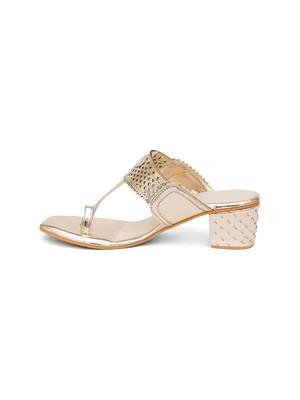 Gold Nazakat heels 5