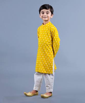 Yellow Tree Pattern Bundi Set 5