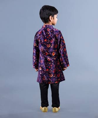 Multi Color Floral Pattern Kurta Set 4