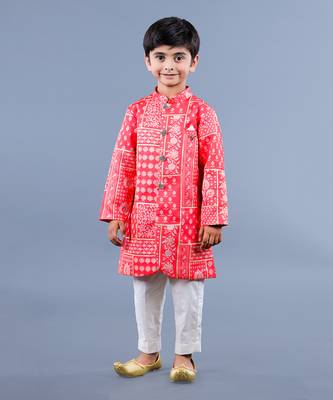 Red Kurta Set 1