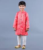 Red Kurta Set