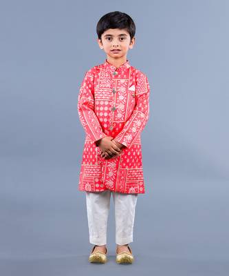 Red Kurta Set 2