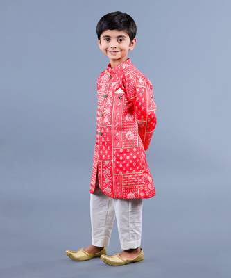 Red Kurta Set 3
