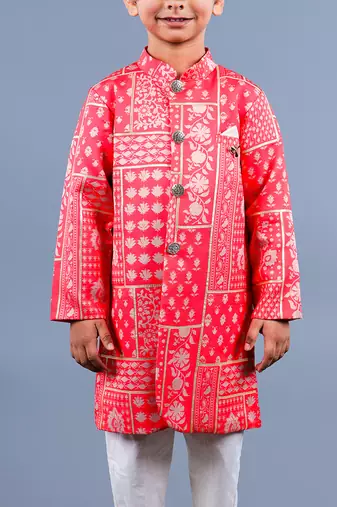 Red Kurta Set
