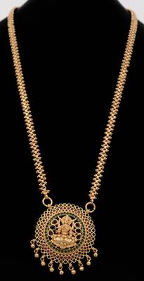 Gold ruby   necklaces 3