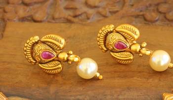 Designer matte finish necklace set 2