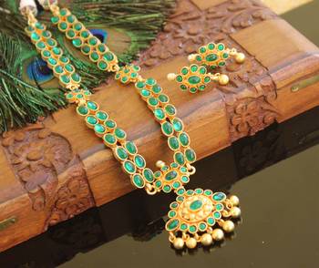Designer matte finish necklace set 2