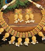 Designer matte finish  necklace set