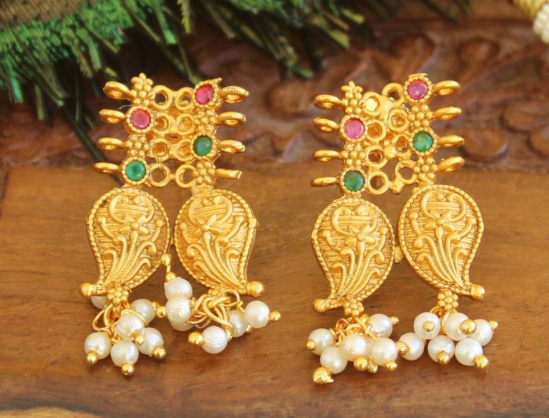 Designer matte finish  necklace set