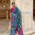 Multicolor Patola Silk Blend Saree With Blouse