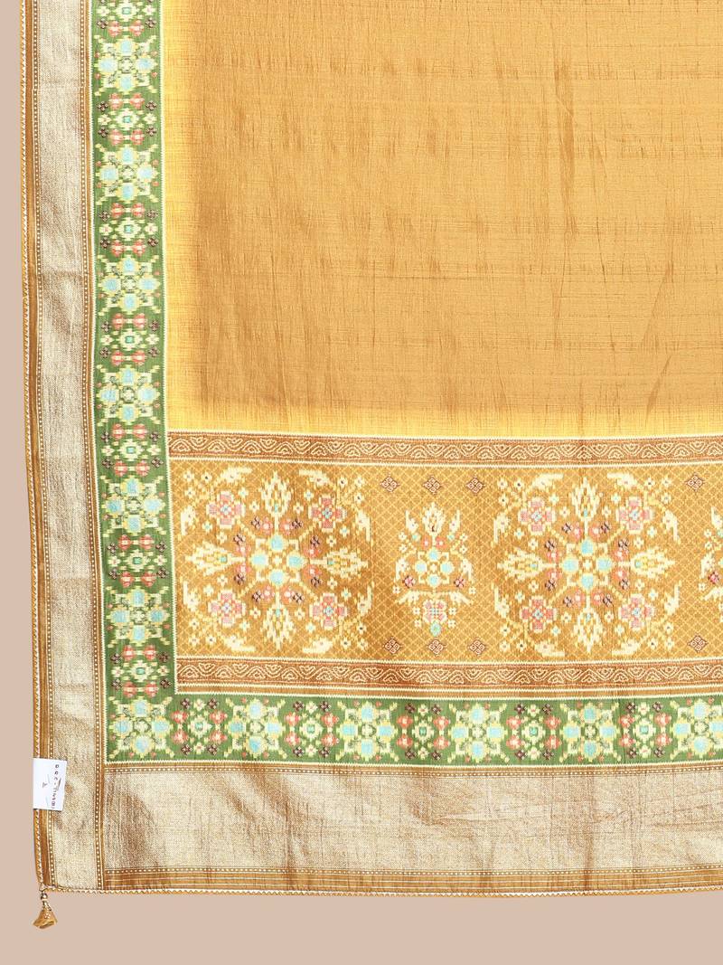 Multi Colour Embroidered Silk Traditional Lehnga Choli with Blouse Free Size