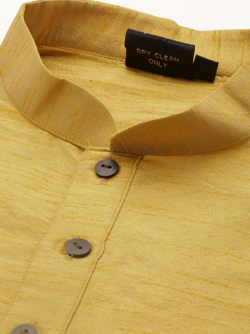 Sanwara Men Fourleaf Green Floral Straight Bandi Jacket with Kurta & Churidar