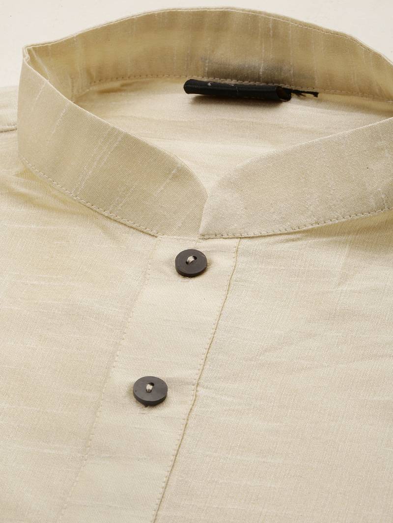 Sanwara Men Green Floral Straight Bandi Jacket with Kurta & Churidar