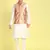 Sanwara Men Yellow Floral Straight Bandi Jacket with Kurta & Churidar
