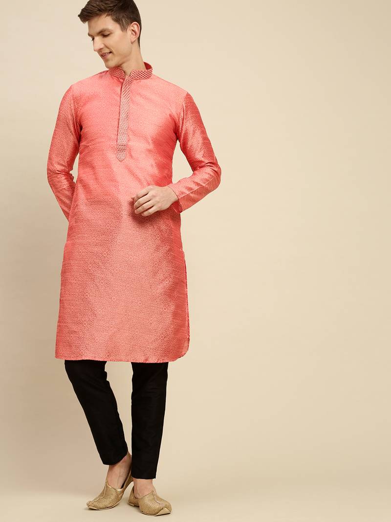 Sanwara Men's Solid Black Colour Art Silk Payjama Style Pant