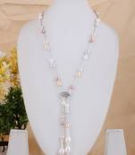 Multicolor pearl necklaces