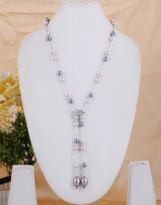 Multicolor pearl necklaces 1