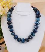 Blue onyx necklaces