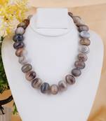 Grey onyx necklaces