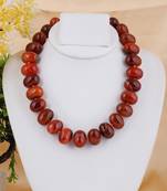 Orange onyx necklaces