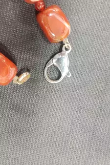 Orange agate necklaces