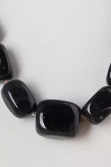 Black agate necklaces