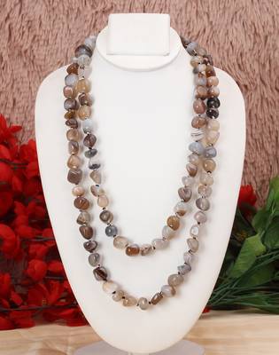 Brown agate necklaces 1