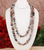 Brown agate necklaces