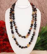Brown agate necklaces